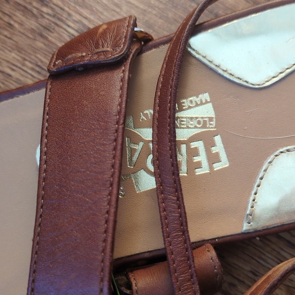Salvatore Ferragamo Women's Tan Leather Sandals - Picture 4 of 9